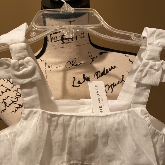 Janie & Jack white halter top girls size 8 NWT - Picture 2 of 7